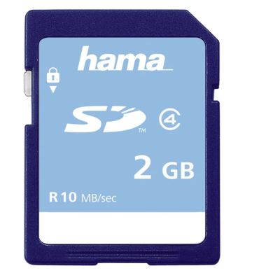 HAMA HighSpeed SD karta, 2 GB, 10 MB/s