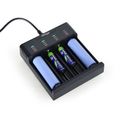 GEMBIRD Ni-MH + Li-ion Fast Battery Charger, černá