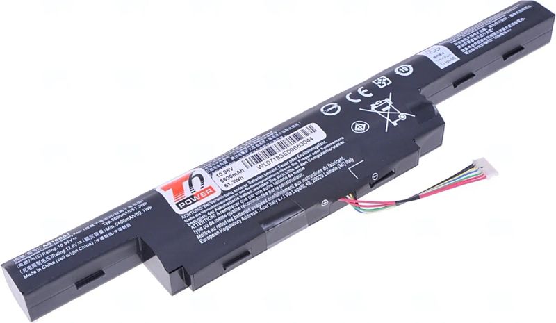 Baterie T6 Power Acer Aspire E5-575, E5-774, F5-573, TravelMate P256-G2, 5200mAh, 56Wh, 6cell