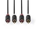 Kabel 2x Cinch konektor/2x Cinch konektor 3m NEDIS CABW24200AT30