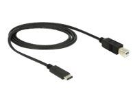 USB kabel - USB-C (M) do USB typ B (M) - USB 3.1 - 1 m - černá