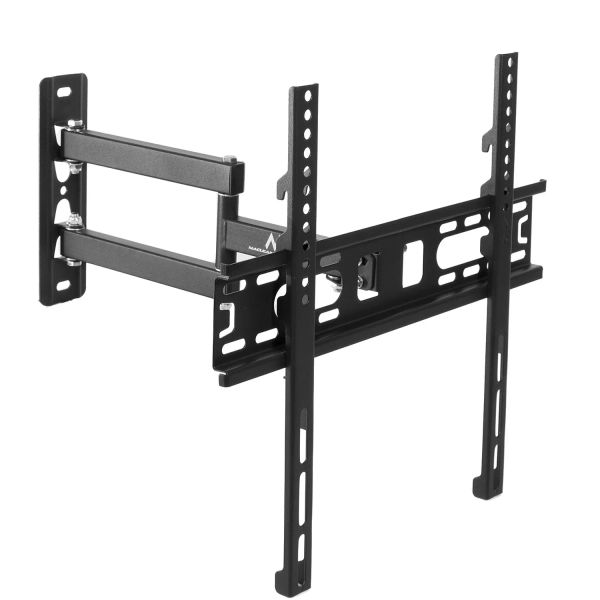Držák Maclean na TV nebo monitor, univerzální, max. rozměr 400x400, 26-55", 30 kg, černý, MC-761