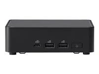 Barebone - mini PC 1 x Core 3 100U / až 4.7 GHz - RAM 0 GB - Intel Graphics - Bluetooth 5.3, IEEE 802.11ax (Wi-Fi 6E), Gigabit Ethernet, 2.5 Gigabit Ethernet - černá