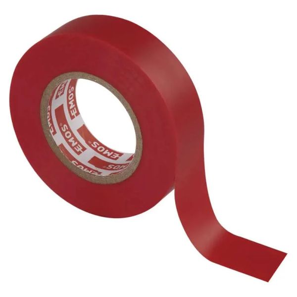 Páska izolační PVC 19mm/20m červená EMOS 1ks