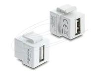 Delock Mini Keystone Module Coupler USB