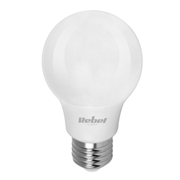 Žárovka LED E27 8,5 W A60 bílá studená REBEL ZAR0553