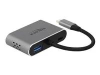 Externí video adaptér - USB-C - HDMI, VGA - šedá - maloobchod