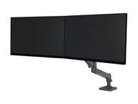 Montážní sada (kloubové rameno) - modulární - pro 2 LCD displeje - tmavě šedá - velikost obrazovky: až 27" - upevnitelné na stůl