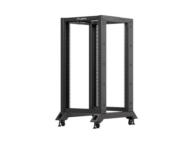 Lanberg otevřený rack 22U 600X800 černý V2