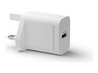 Síťový adaptér - 18 Watt - 3 A (USB) - bílá - Velká Británie