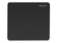 Mouse pad black 450 x 400 mm glass coati