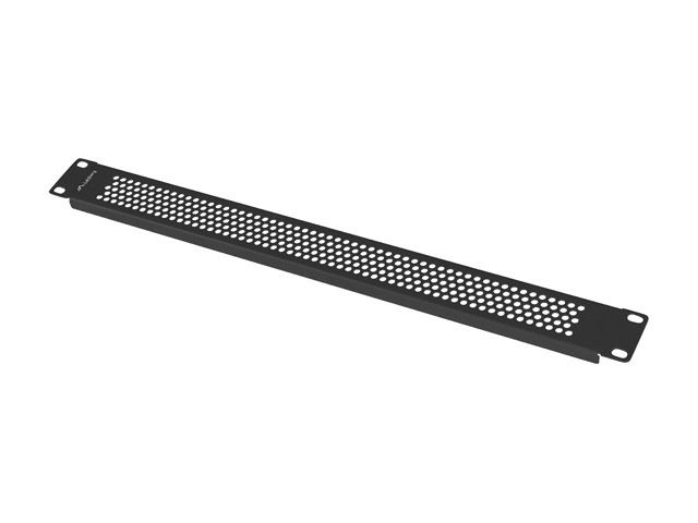 19" Zaslepovací panel 1U mesh black lanberg