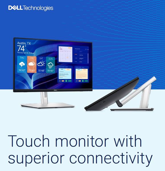 24'' LCD Dell P2424HT Touch 5ms/16:9/mat/USB-C/repr