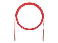 Patch kabel - RJ-45 (M) do RJ-45 (M) - 1 m - UTP - CAT 6 - neobsahuje halogen, lisovaný, provedení bez hrbolků - červená