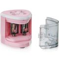 PEACH PO102-pi, Dvojité elektrické struhadlo růžové