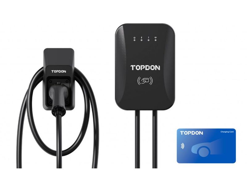 TOPDON PulseQ AC Home - 22kW/konektor IEC62196-2 Typ/aplikace/LED ukazatel/IP65 a IK10/5m