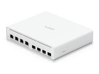 Přepínač - řízený - 4 x 2.5GBase-T + 4 x 10Gb Ethernet SFP+ - desktop, Lze montovat do rozvaděče, pro připevnění na zeď - Passive PoE (160 W)
