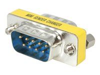 M/M - Serial gender changer - DB-9 (M) to DB-9 (M) - GC9SM - Sériová redukce (samčí-samičí) - DB-9 (M) do DB-9 (M) - pro P/N: IC232TTL