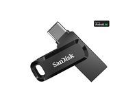 SanDisk Ultra Dual Drive Go - Jednotka USB flash - 2 TB - USB 3.2 Gen 1 / USB-C - cerná