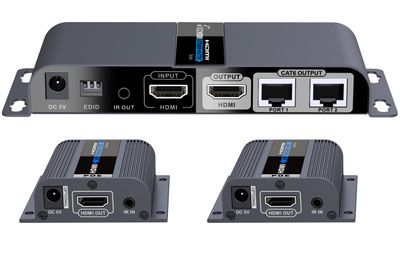 PremiumCord HDMI 1-2 splitter+extender po CAT6/6a/