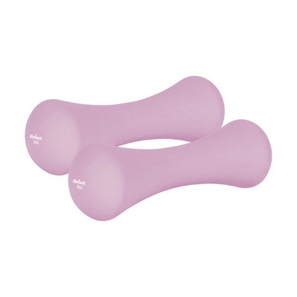 Sada litinových a neoprenových činek REBEL RBA-2329-2 2x2kg