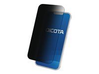 Filtr pro soukromí obrazovky pro mobilní telefon - dvoucestné - lepicí - černá - pro Apple iPhone 15 Pro