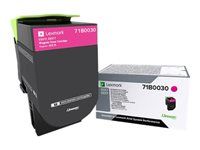 Purpurová - originální - kazeta s barvivem LCCP, LRP - pro Lexmark CS317dn, CX317dn