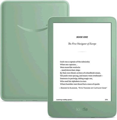 E-book Amazon Kindle 2024 (16 GB), matcha, BEZ REKLAM