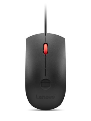Lenovo Fingerprint Biometric USB Mouse Gen 3/Kancelářská/Optická/2 000 DPI/Drátové USB-A/Černá