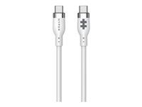 USB kabel - USB-C (M) do USB-C (M) - USB 2.0 - 1.5 m - USB Power Delivery (60W), technologie Extended Power Range (EPR) - bílá