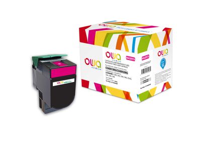 OWA Armor toner kompatibilní s Lexmark C540H1MG, 2000st, červená/magenta