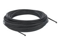 Braided expandable sleeving - 10 m - černá