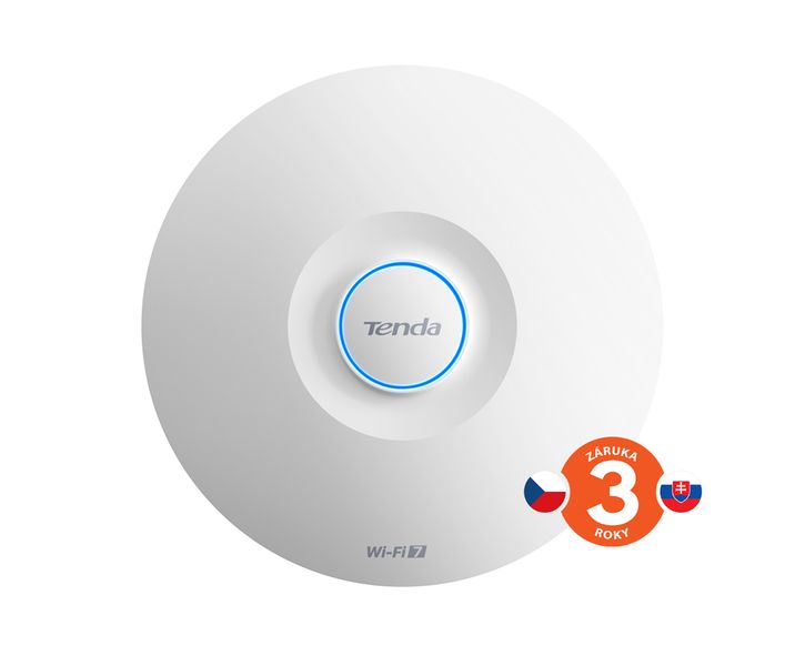 Tenda i36 WiFi7 BE5010 AP 5010 Mb/s, 1x 2.5G LAN, 1x GLAN, 11x SSID, VLAN, aktivní PoE, Fast roaming