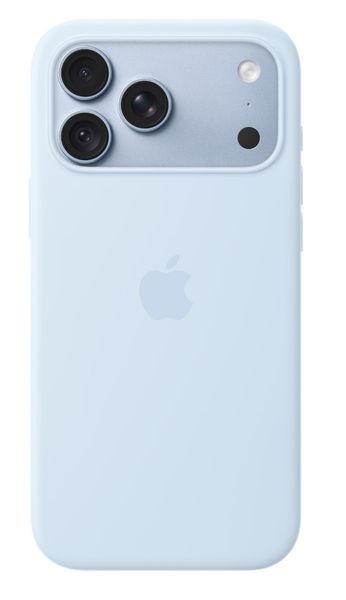 iPhone 18 Pre Max Silicone Case with MS – Cr.Blue