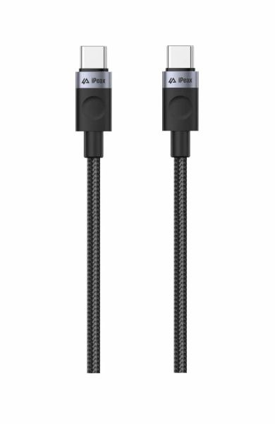 Kabel iPEAX 90010105 USB-C/USB-C 1,5m Black