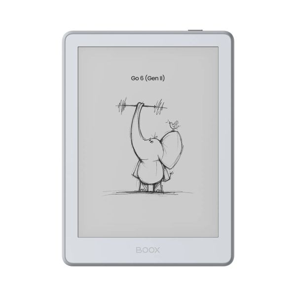 E-book ONYX BOOX GO 6 (Gen II), stone, 6" Carta 1300, 32GB, Bluetooth, Android 11, E-ink displej