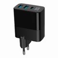 GEMBIRD Nabíječka, 2x USB/USB-C, 30W, černá