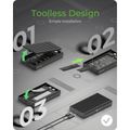 RAIDSONIC ICY Externí box 2x M.2 NVMe, USB-C