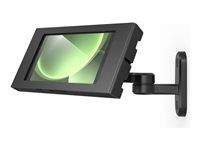 Compulocks Apex Galaxy Tab Active 3/5 8" Apex Enclosure Swing Wall Mount - Montážní sada (kryt) - odkrytá prední/zadní kamera a senzory - pro tablet - houpacka - kov - cerná - montáž na stenu - pro Samsung Galaxy Tab Active3, Tab Active5