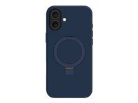 Zadní kryt pro mobilní telefon - stojan - kompatibilita s MagSafe - D3O, plast - modrá - pro Apple iPhone 16