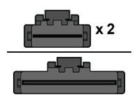 Interní kabel SAS - 1x8 Slim SAS (SFF-8654) (M) do 2x4 Slim SAS (SFF-8654) - 1 m