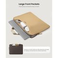 TOMTOC DUAL Sleeve pro MacBook 13,5", cookie/gold