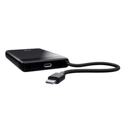 Trust fiera 10.000 powerbank fixed cable