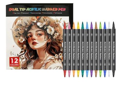 Akrylové fixy LXFA02 12 ks