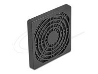 Fan Grill with Dust Filter 80 x 80 mm bl
