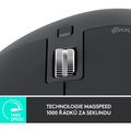 LOGITECH MX Master 3S, Bezdrátová myš, graphite