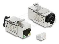 Delock Keystone Module RJ45 jack Cat.6A