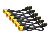 Elektrický kabel - IEC 60320 C19 do IEC 60320 C20 - AC 240 V - 16 A - 1.22 m - opatřený západkou - černá - pro P/N: SMT2200I-AR, SMT2200R2I-AR, SMT3000I-AR, SMT3000R2I-AR, SRT10RMXLIX806, SRT2200XLI-KR