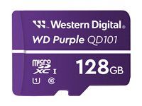 Paměťová karta flash - 128 GB - UHS-I U1 / Class10 - microSDXC - purpurová
