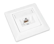 Zásuvka Solarix CAT6 STP 1 x RJ45 pod omítku bílá